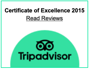 TripAdvisor Certificate of Excellence 2015