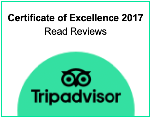 TripAdvisor Certificate of Excellence 2017
