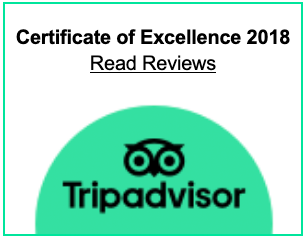 TripAdvisor Certificate of Excellence 2018